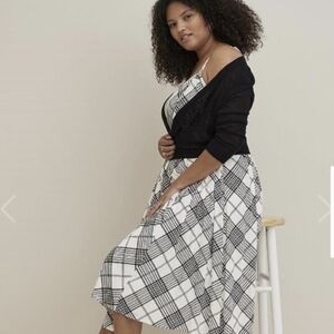 Torrid - Midi Lenny Sweetheart Dress - size 1 (14/16)